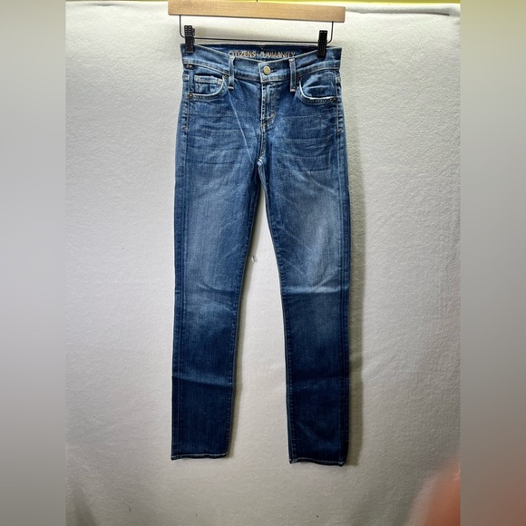 Citizens Of Humanity Ava Low Rise Straight Leg Jeans Womens 24 waist Blue 2315 - Picture 1 of 12